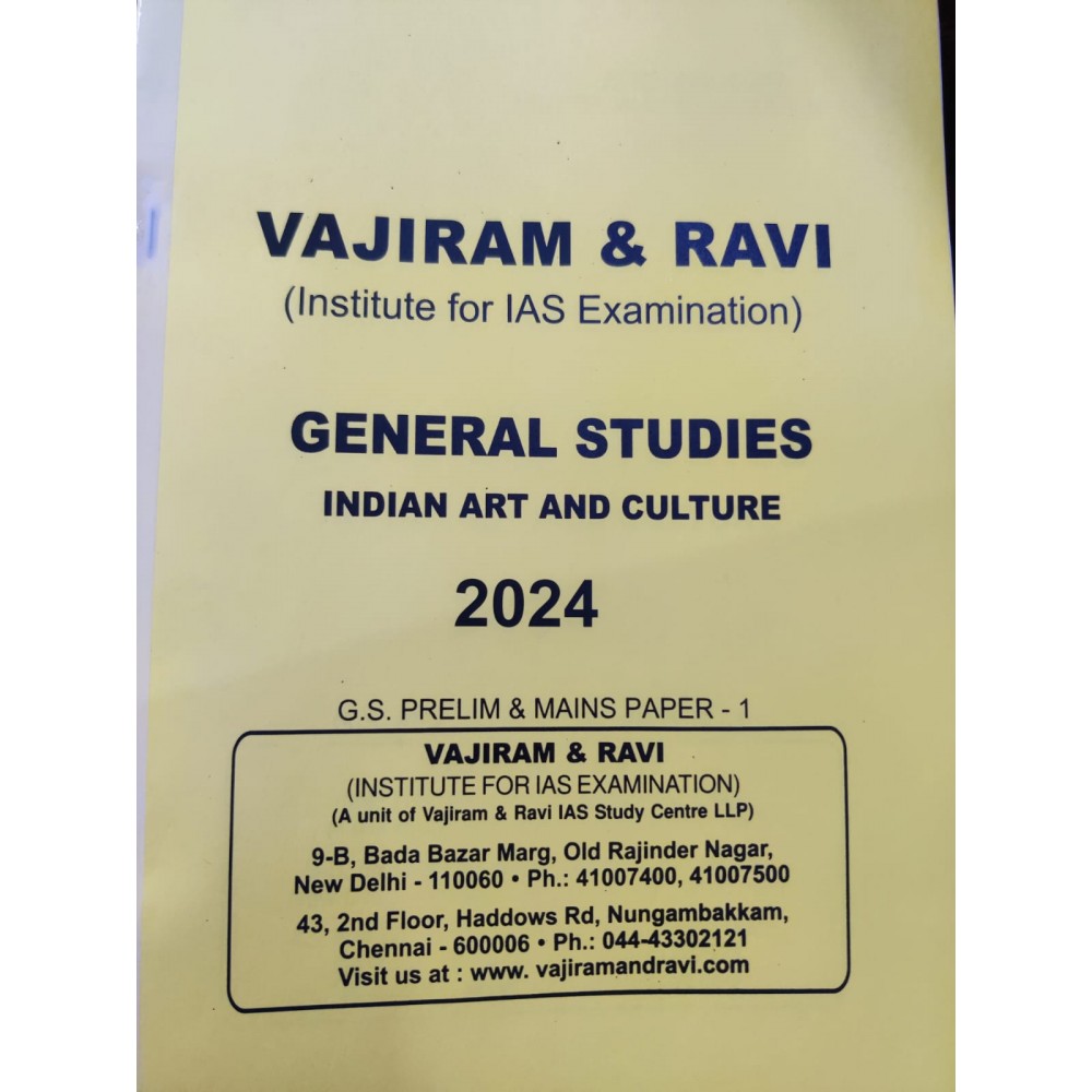 Vajiram And Ravi Notes UPSC CSE 2024-25 |Yellow Books Complete ...